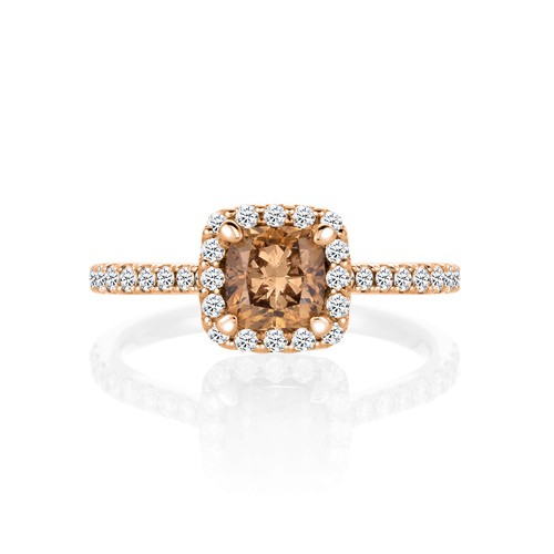 Meiller Diamonds Ring Rosegold, m. Diamanten 1,46ct