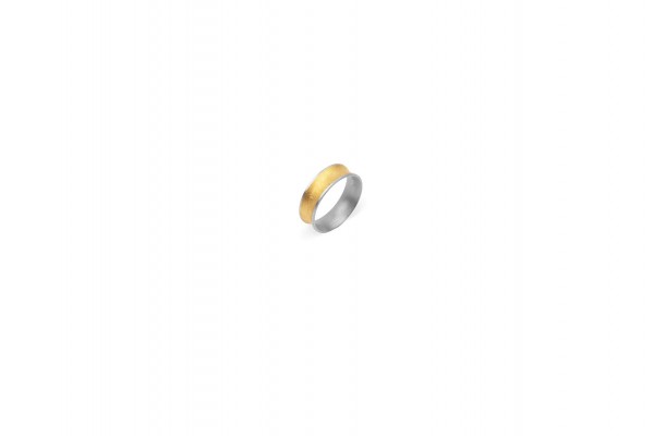 Zaremski Ring Silber, vergoldet