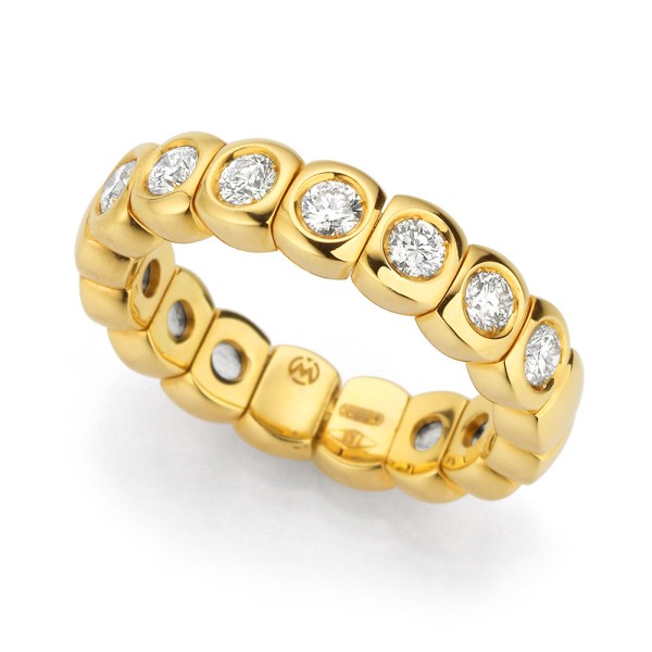 Meiller Diamonds Ring Gelbgold, m. Brillanten 0,55ct