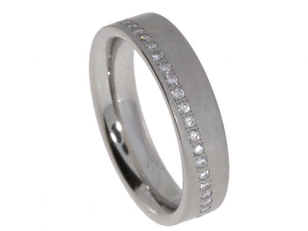 Niessing Lumen Ring Platin, m. Brillanten 0,45ct