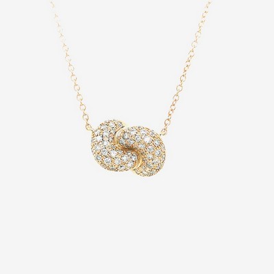Meiller Diamonds Collier m. Knoten, Rosegold, m. Brillanten 0,40ct
